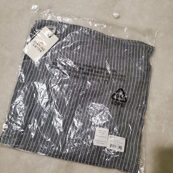 Marine Layer womens bandana scarf navy/white stripe one size multifuncional new - Picture 8 of 9